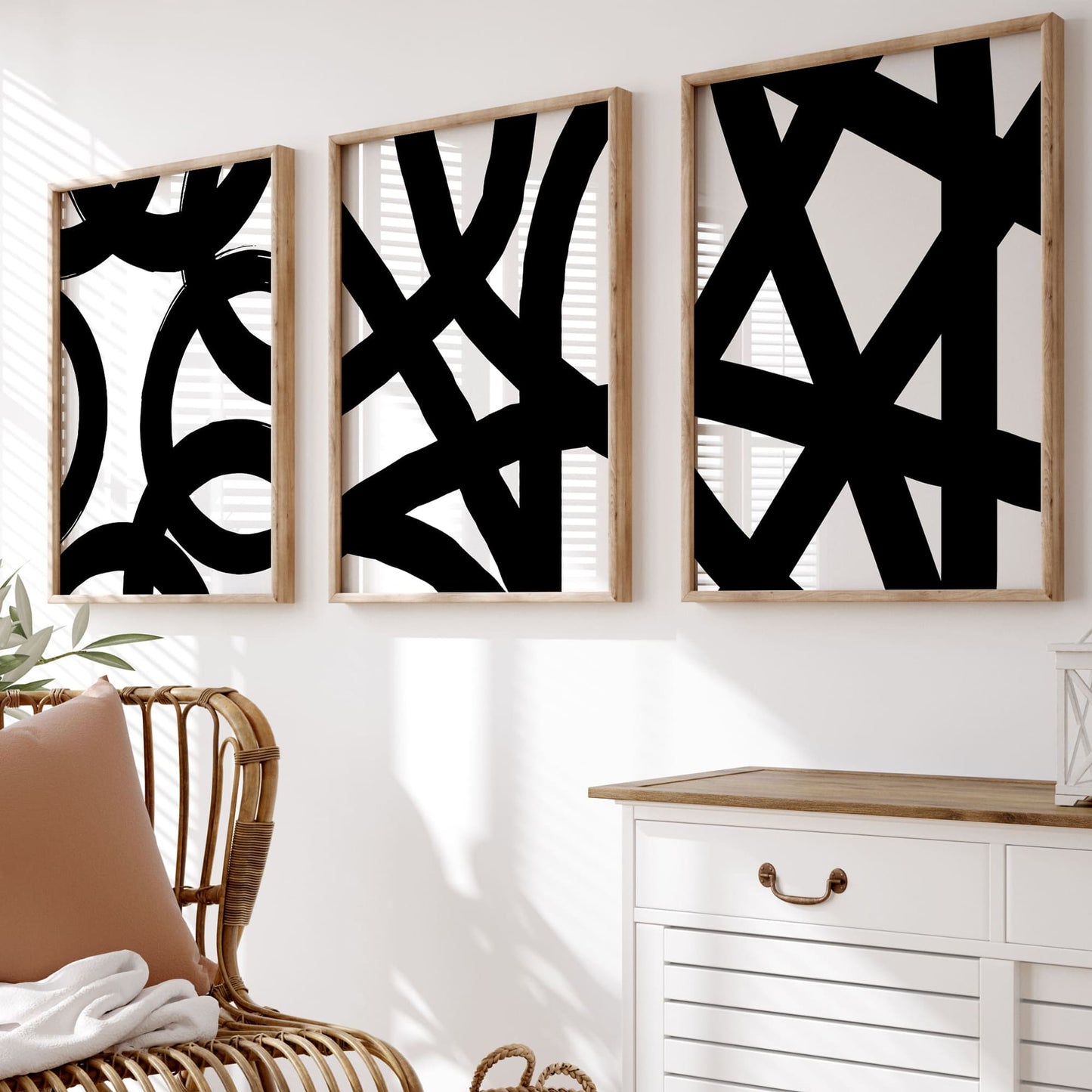 Black Abstract Art - 500 Prints