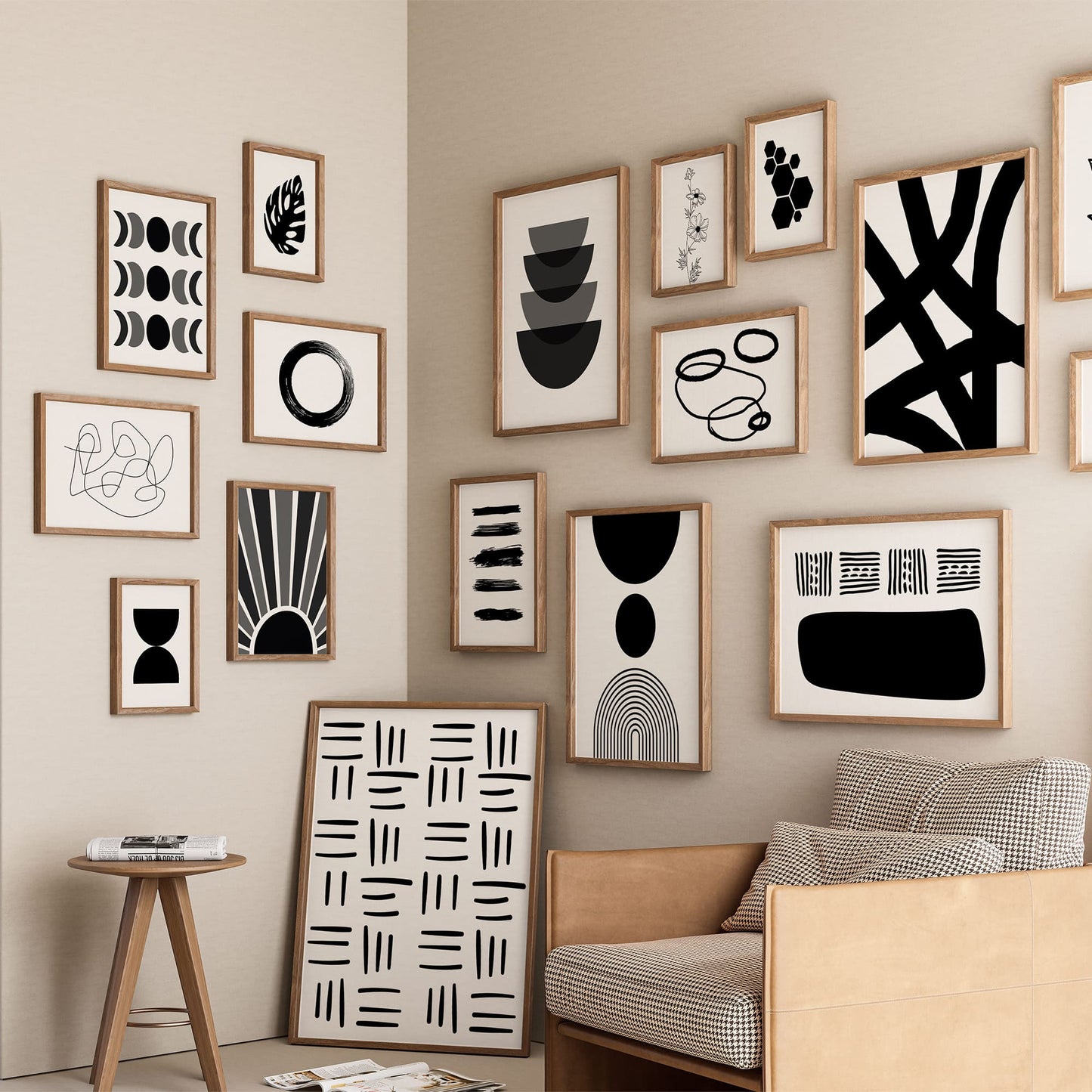 Black Abstract Art - 500 Prints