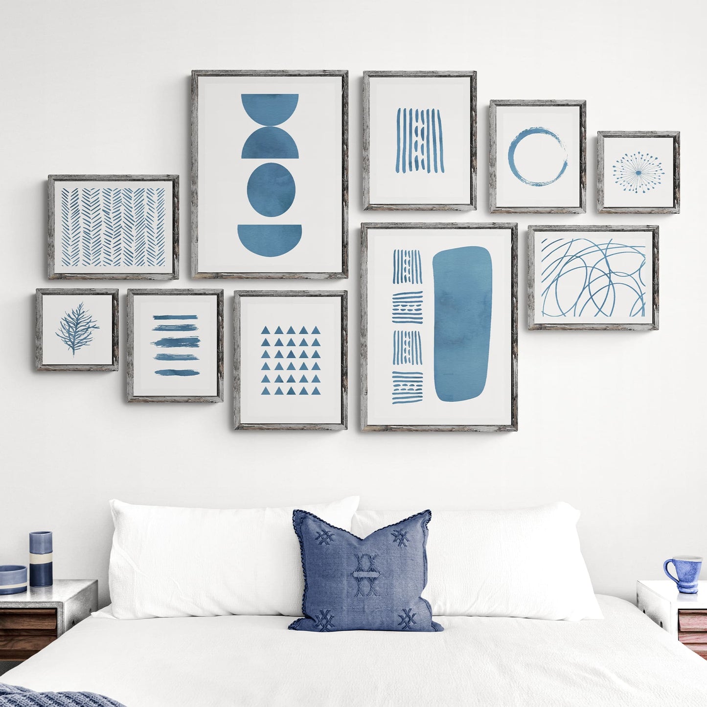 Blue Abstract Art - 500 Prints