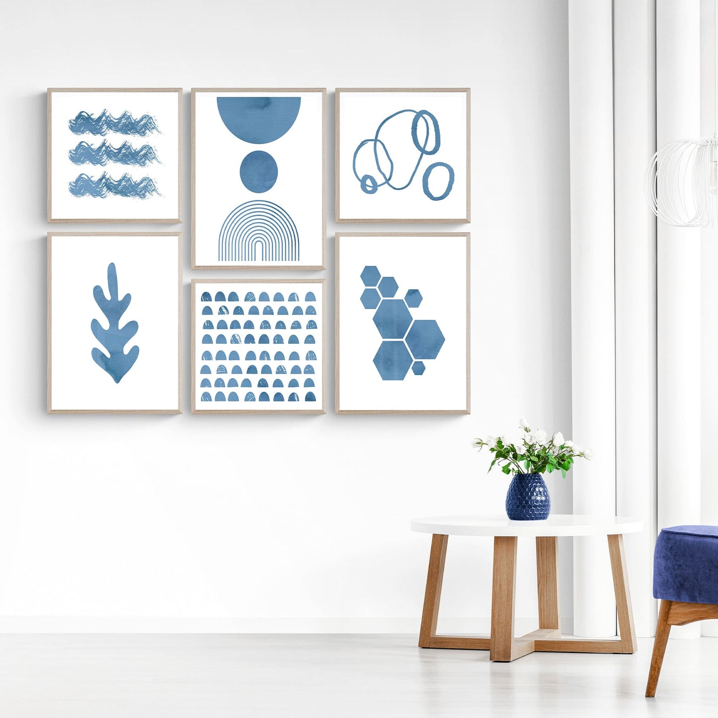 Blue Abstract Art - 500 Prints