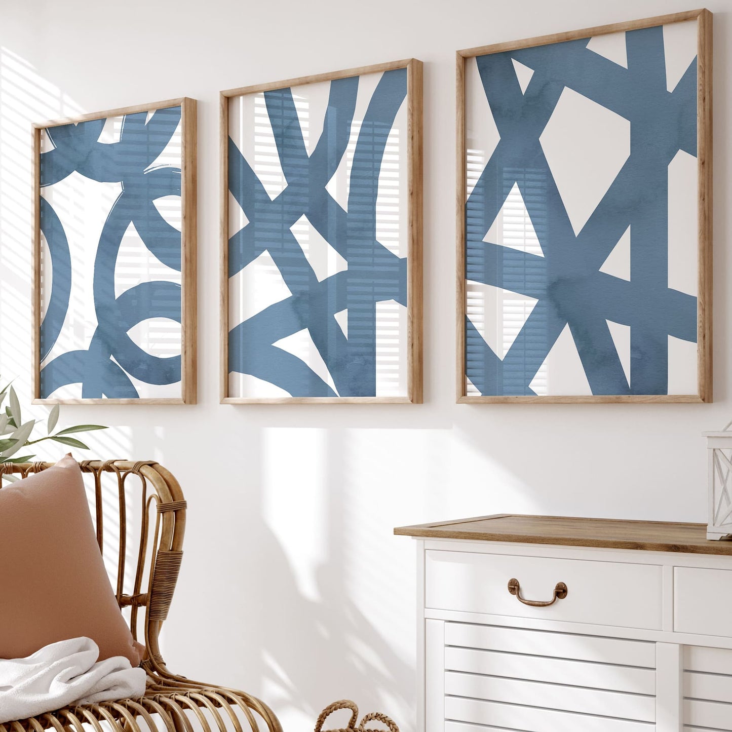 Blue Abstract Art - 500 Prints