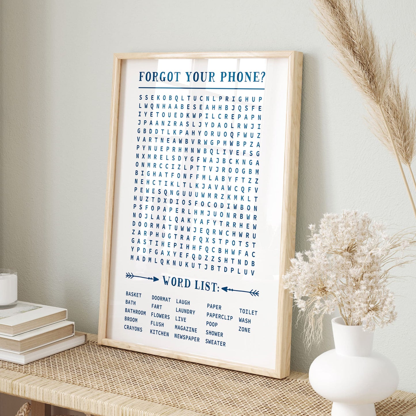 Blue Bathroom Wall Art - 200 Prints