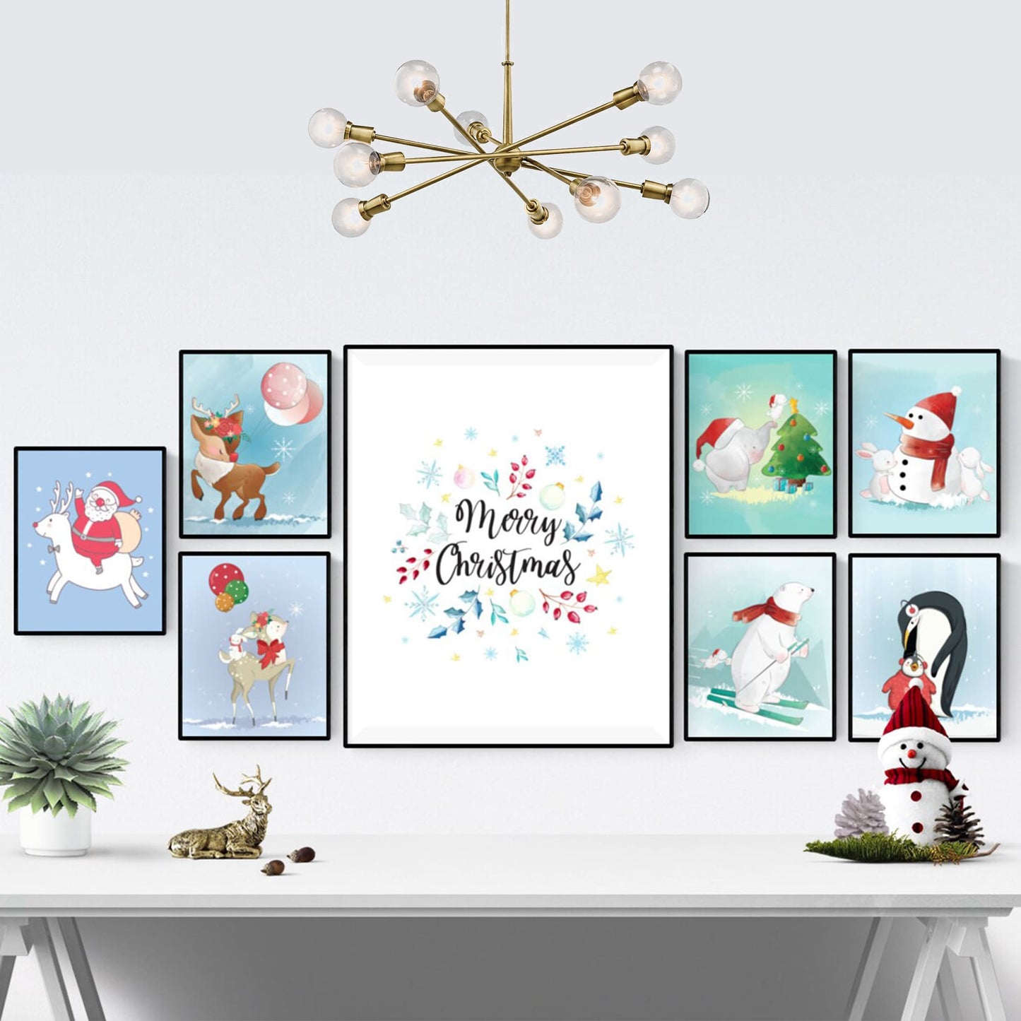 Christmas Wall Art - 100 Prints