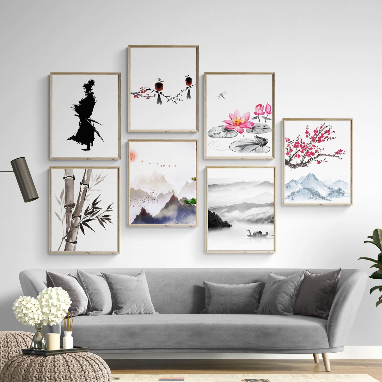 Japanese Ink Art - 200 Prints