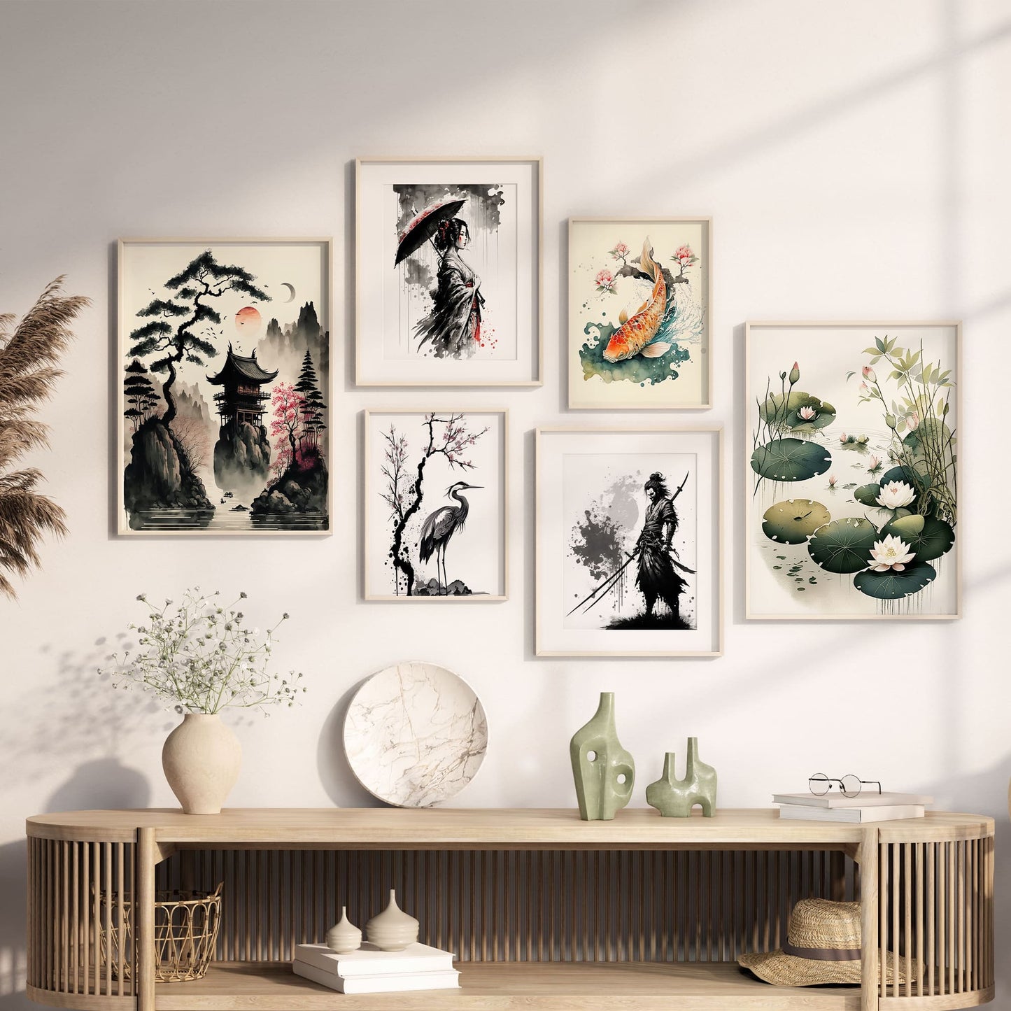 Japanese Ink Art - 200 Prints