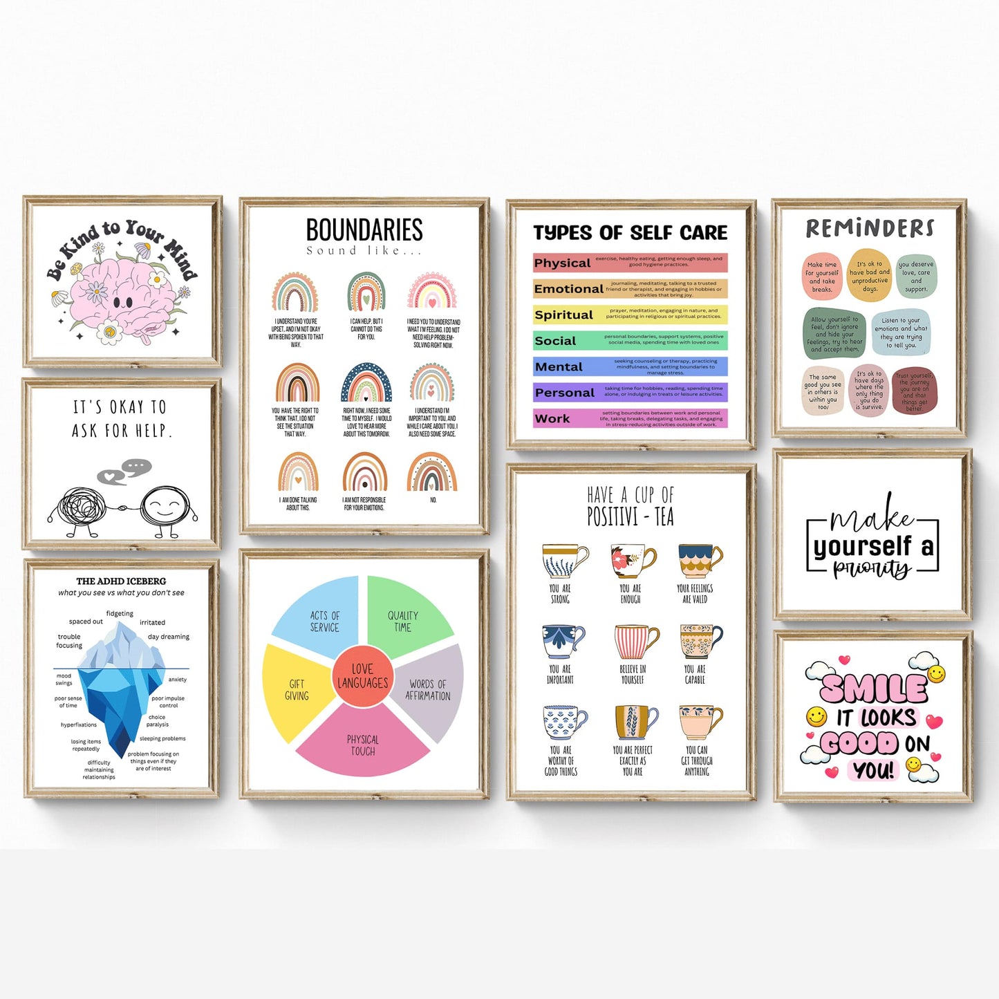 Mental Health Wall Art - 500 Prints