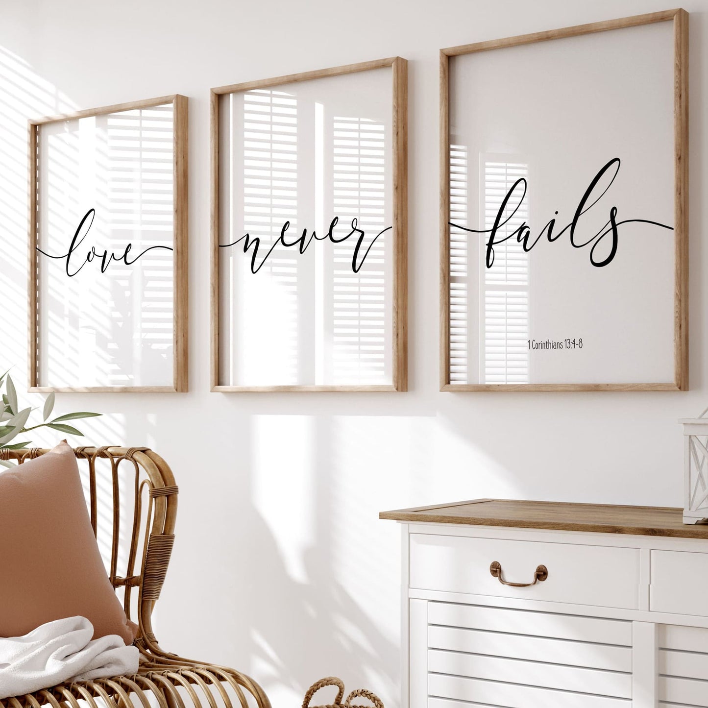 Verses Typography Wall Art - 50 Prints