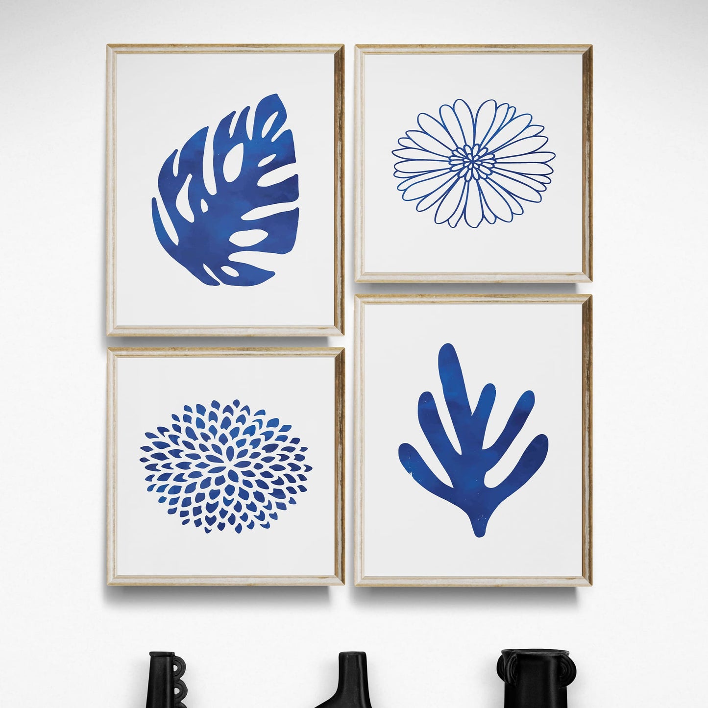 Navy Blue Abstract Art - 500 Prints