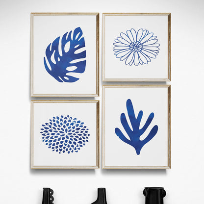 Navy Blue Abstract Art - 500 Prints