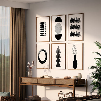Black Abstract Art - 500 Prints