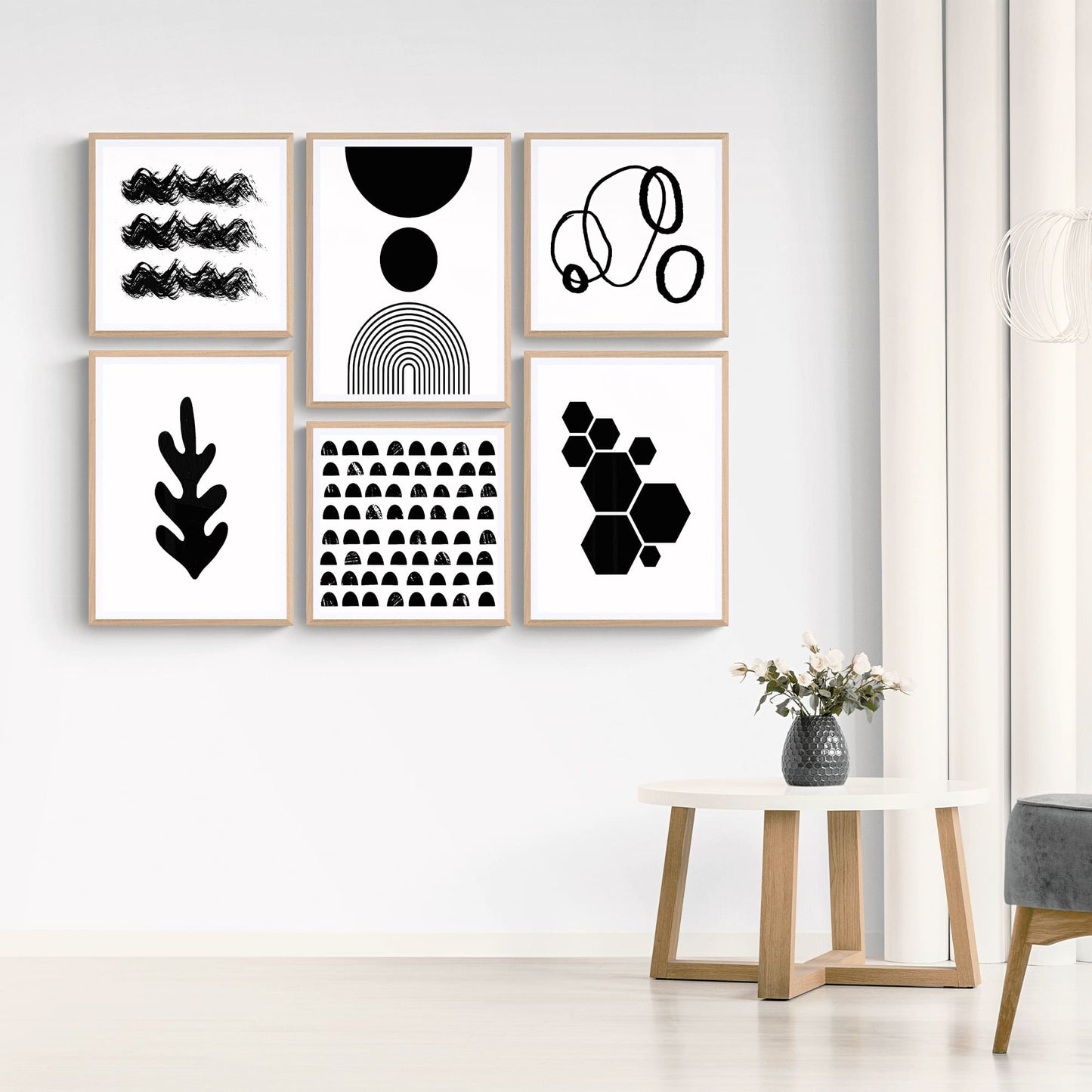Black Abstract Art - 500 Prints