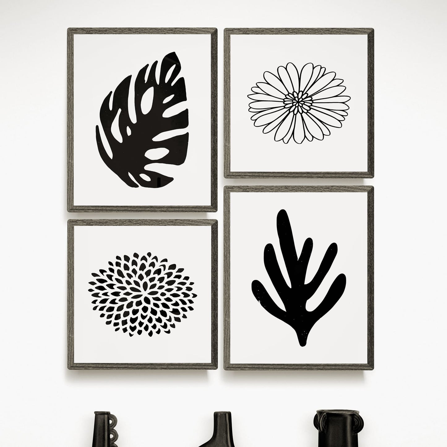 Black Abstract Art - 500 Prints