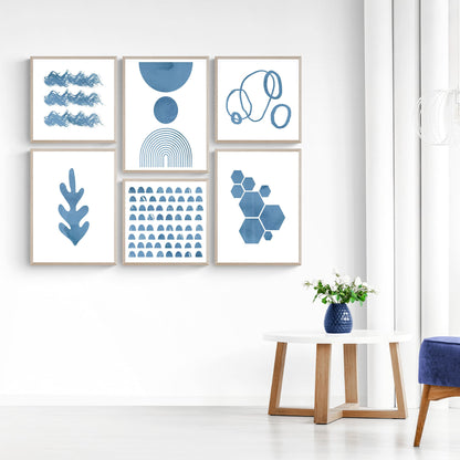 Blue Abstract Art - 500 Prints