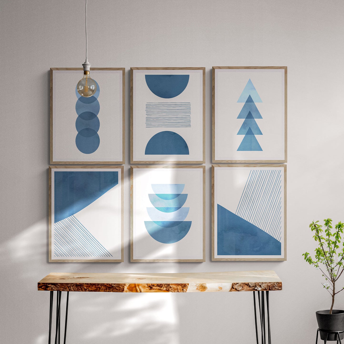 Blue Abstract Art - 500 Prints