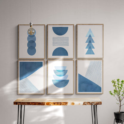 Blue Abstract Art - 500 Prints