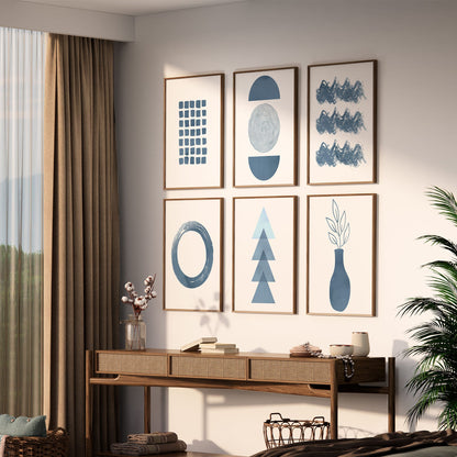 Blue Abstract Art - 500 Prints