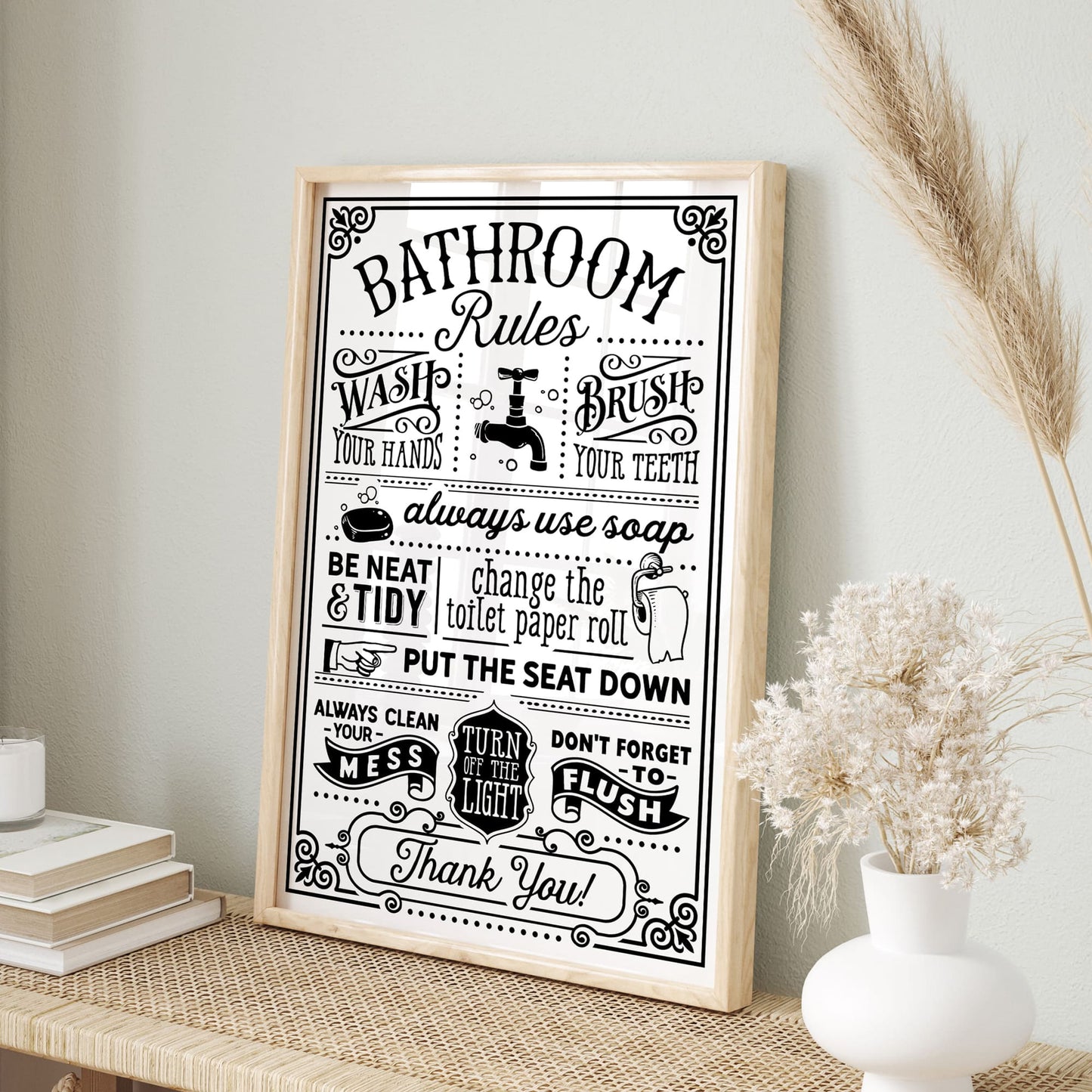 Bathroom Wall Art - 200 Prints