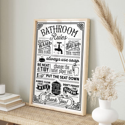 Bathroom Wall Art - 200 Prints
