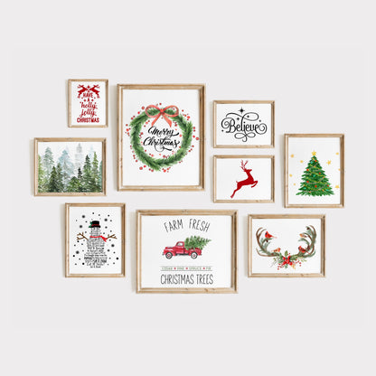 Christmas Wall Art - 100 Prints