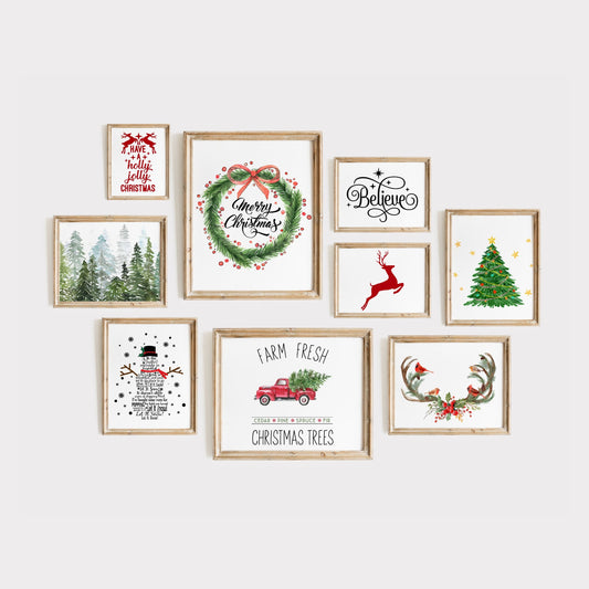 Christmas Wall Art - 100 Prints
