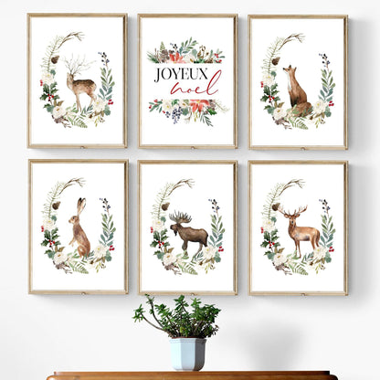 Rustic Christmas Wall Art - 100 Prints