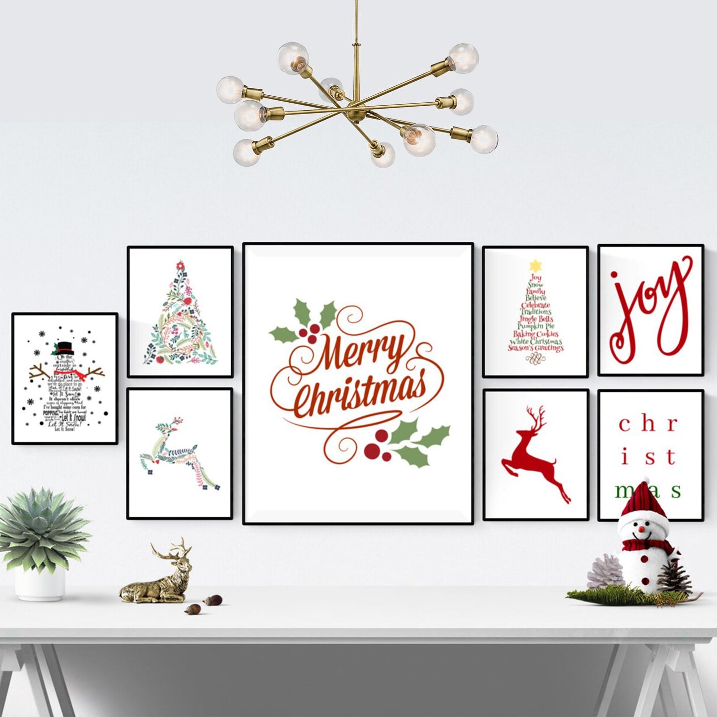 Christmas Wall Art - 100 Prints