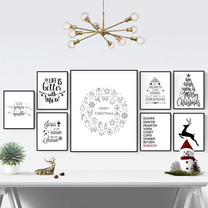 Christmas Wall Art - 100 Prints