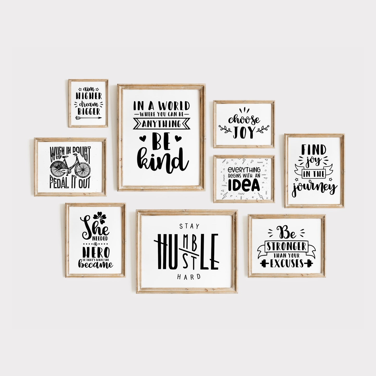 Motivational Wall Art - 100 Prints