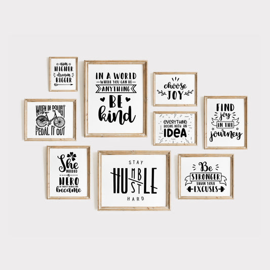 Motivational Wall Art - 100 Prints