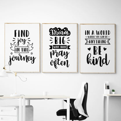 Motivational Wall Art - 100 Prints