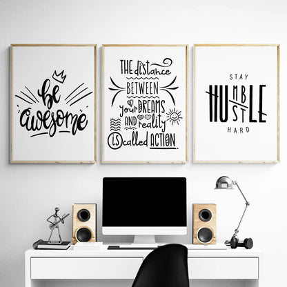 Motivational Wall Art - 100 Prints