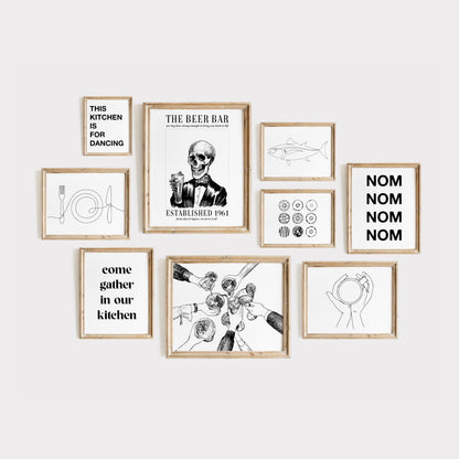 Kitchen Line Art - 150 Prints