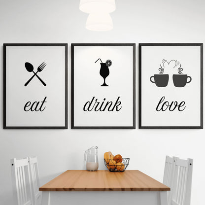 Kitchen Typography Art - 200 Prints
