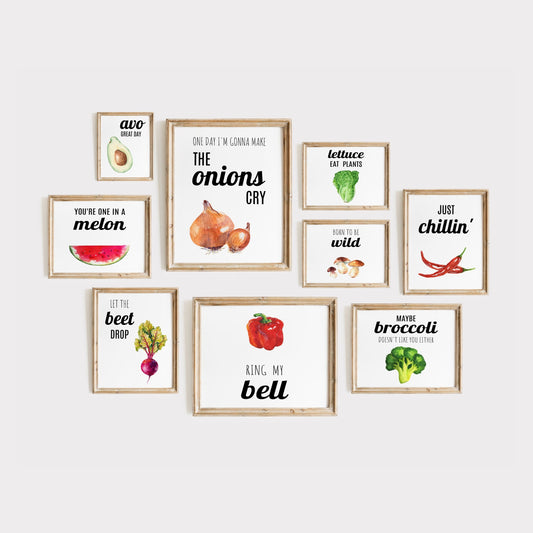 Kitchen Watercolor Art - 150 Prints