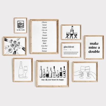 Kitchen Line Art - 150 Prints