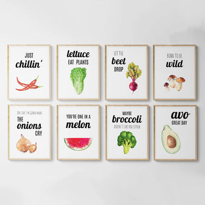 Kitchen Watercolor Art - 150 Prints