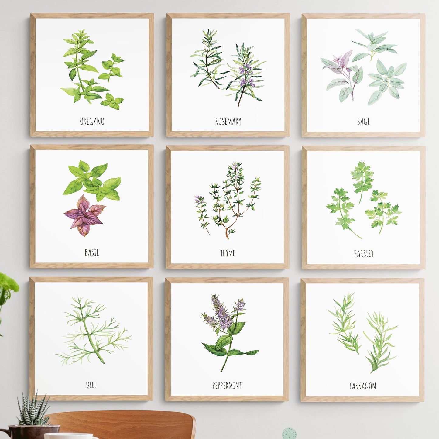 Kitchen Watercolor Art - 150 Prints