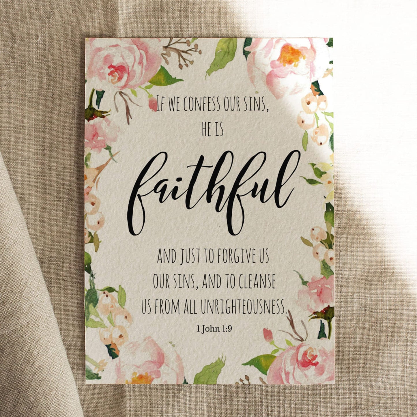 KJV Verses Wall Art - 50 Prints