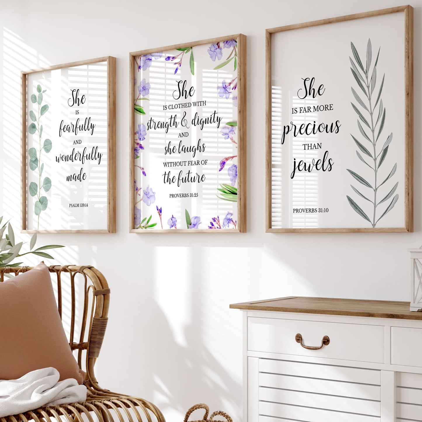 Farmhouse Verses Wall Art - 50 Prints