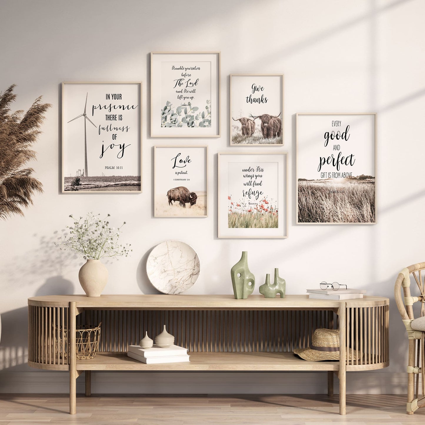 Farmhouse Verses Wall Art - 50 Prints
