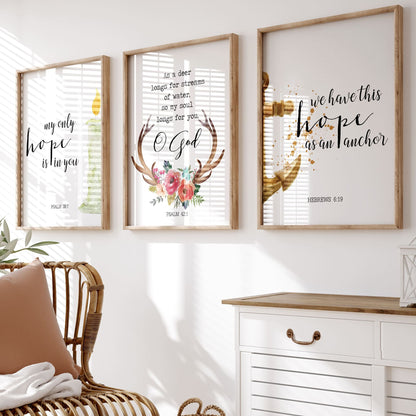 Floral Verses Wall Art - 50 Prints